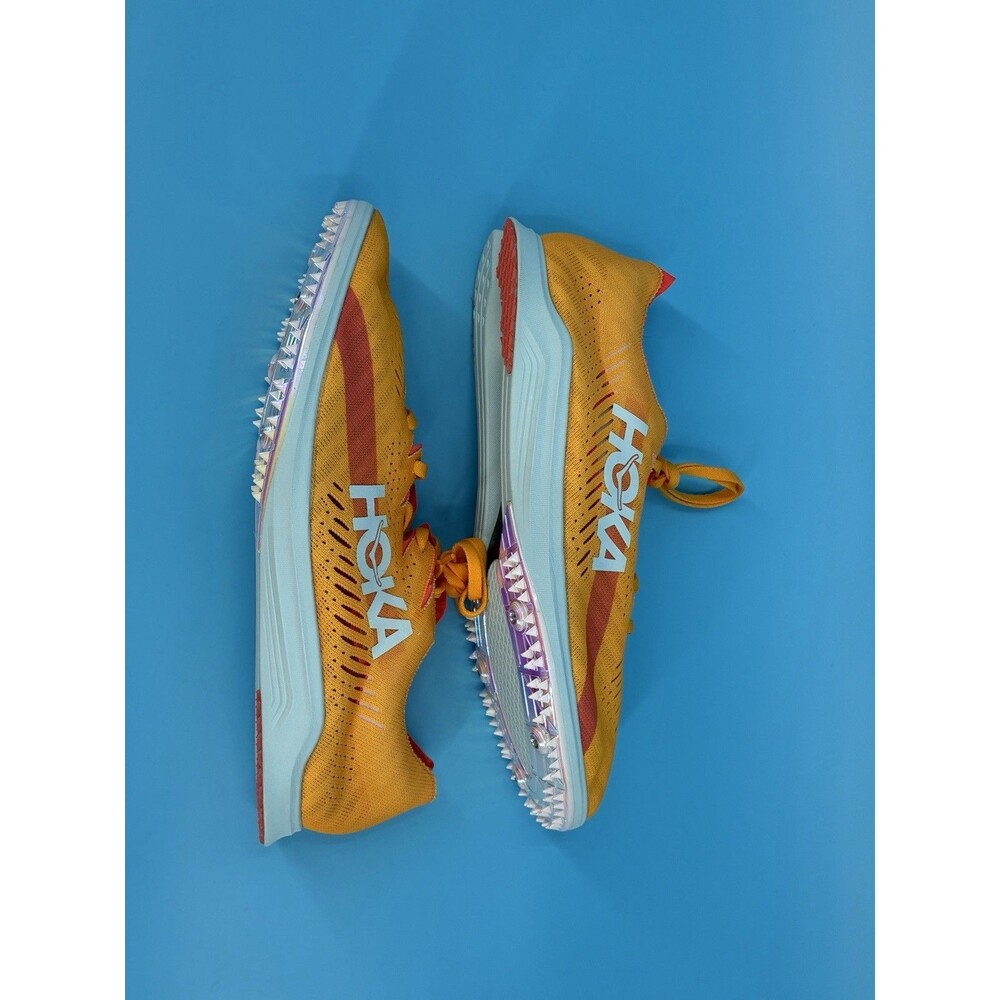 HOKA Cielo X LD Track & Field Racing Spikes Orange Men’s 13 NWOB No Spikes